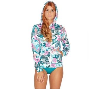 Hurley Hooded Full-Zip Rash Guard UV protection XL